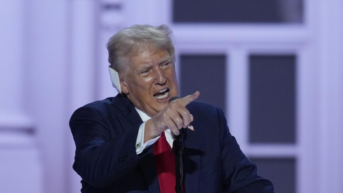 Donald Trump schw&auml;rmte in seiner Rede beim Parteitag der Republikaner von Kim Jong Un. (Foto)