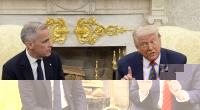 Einen Seitenhieb gegen Donald Trump (rechts) konnte sich Mark Carney nicht verkneifen.