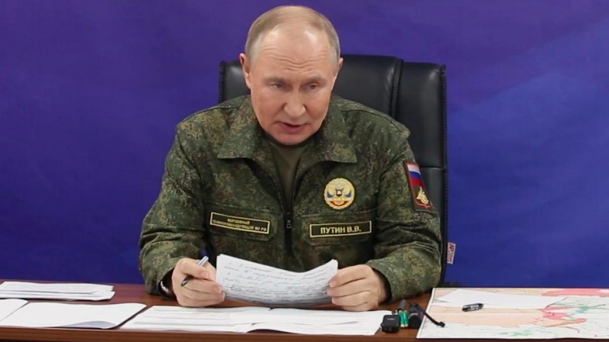Putin-Angriff wegen geheimer Chatverl&auml;ufe, die geleaked wurden: Wladimir Putin trifft die Ukraine mit dieser Offensive schwer. (Foto)