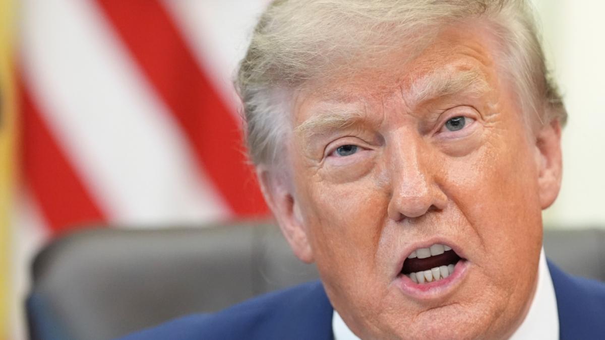 Donald Trump soll im Oval Office der Kragen geplatzt sein, als er von einem Social-Media-Beitrag von Elon Musk erfuhr. (Foto)