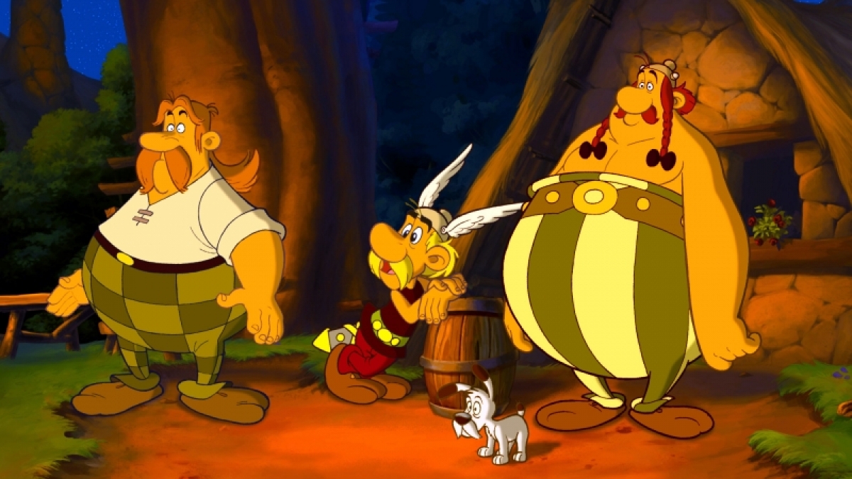 Asterix und Obelix werden 50, hier eine Szene aus einem der Zeichentrickfilme. (Foto)