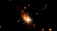 Bei einem Quasar handelt es ich um den aktiven Kern einer Galaxie.