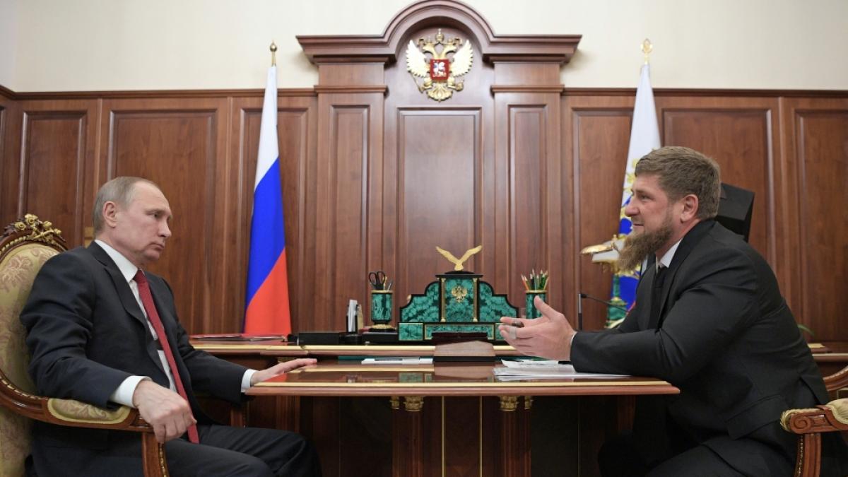Wladimir Putin und Tschetschenen-F&uuml;hrer Ramsan Kadyrow. (Foto)