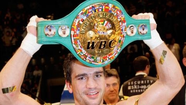 Markus Beyer nach seinem K.o.-Sieg gegen Alberto Colajanni im Jahr 2006.