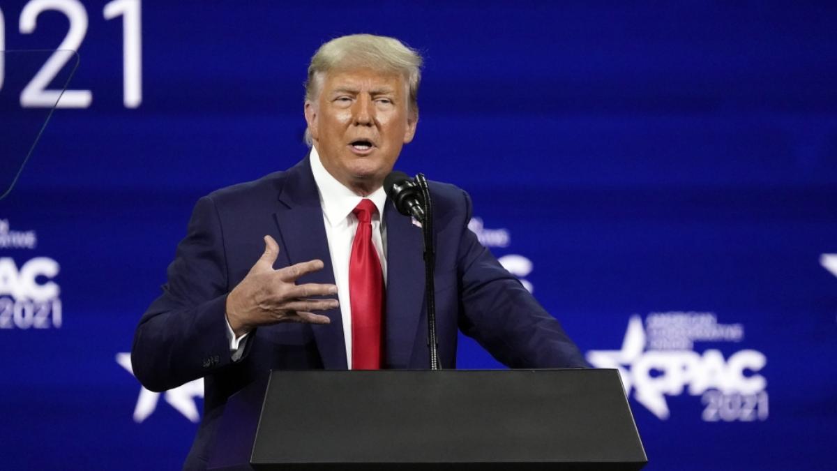 Donald Trump hat seine 1. &ouml;ffentliche Rede als Ex-Pr&auml;sident gehalten. (Foto)