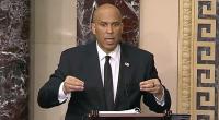 Der Demokrat Cory Booker hielt im US-Senat eine 25 Stunden lange Rede gegen die Politik von Präsident Donald Trump.