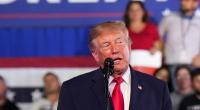 Donald Trump wurde bei einem Wahlkampfauftritt kurzzeitig unterbrochen.