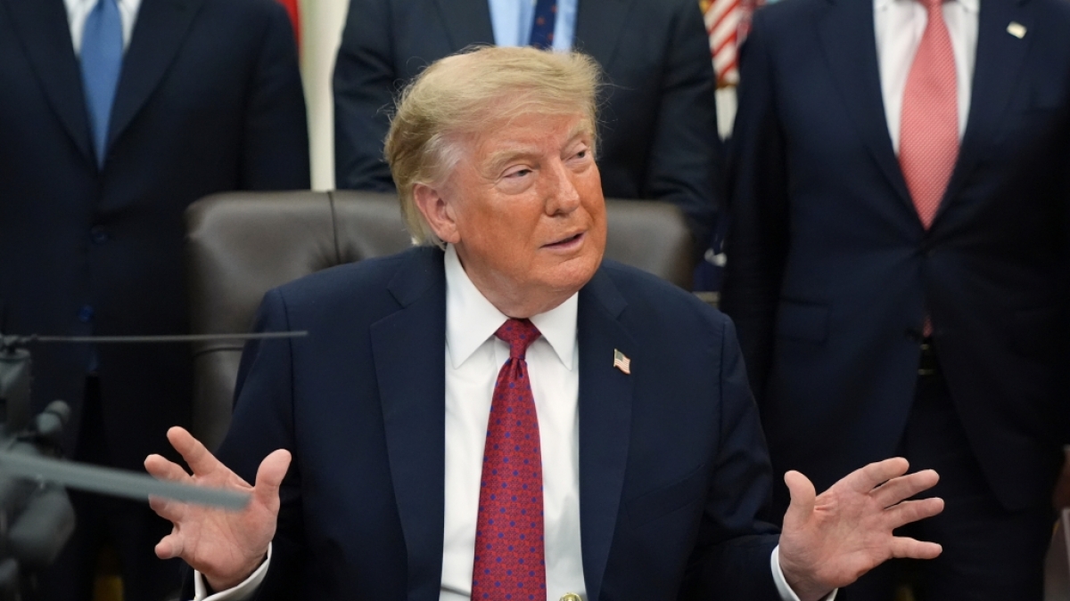 Beim Dinner im Rosengarten nutzte Donald Trump die Gelegenheit, um &ouml;ffentlich &uuml;ber einen Freund herzuziehen. (Foto)