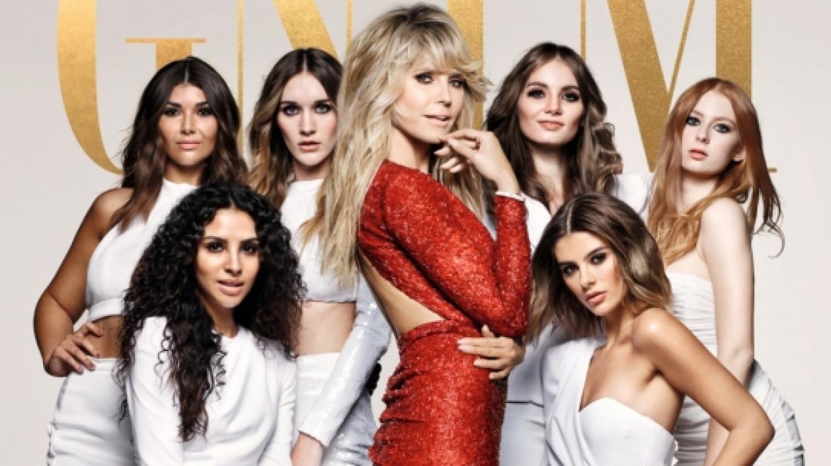 GNTM ab 4. Februar 2021 jeden Donnerstag um 20.15 Uhr auf ProSieben und Joyn: Heidi Klum und ihre Topmodel-Anw&auml;rterinnen der 16. Staffel (Foto)