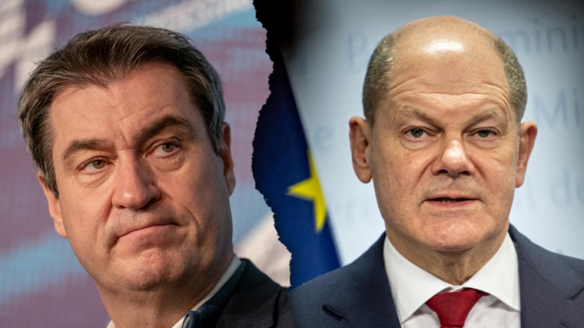Markus S&ouml;der attackierte nicht nur Olaf Scholz w&auml;hrend des Coronagipfels. (Foto)