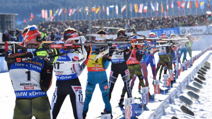 Biathlon-Weltcup in Pyeongchang: das Verfolgunsrennen und die Staffeln stehen auf dem Plan.