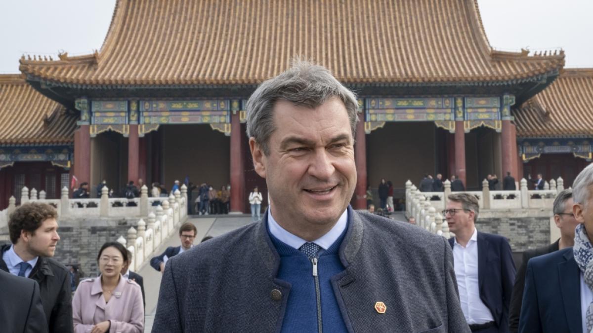 Bei seiner China-Reise wollte Markus S&ouml;der einheimische Fleischspezialit&auml;ten lieber nicht essen. (Foto)