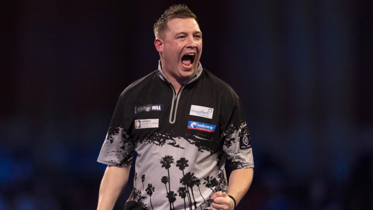 Das Jahr 2023 hat f&uuml;r Darts-Profi Chris Dobey in sportlicher Hinsicht brillant begonnen. (Foto)