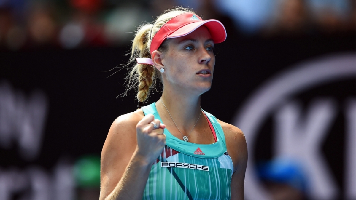Angelique Kerber im Halbfinale der Australien Open. (Foto)