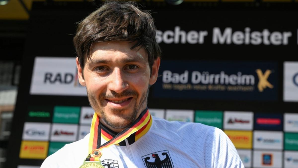 Emanuel Buchmann gewinnt die Goldmedaille bei der Deutschen Meisterschaft 2023. (Foto)