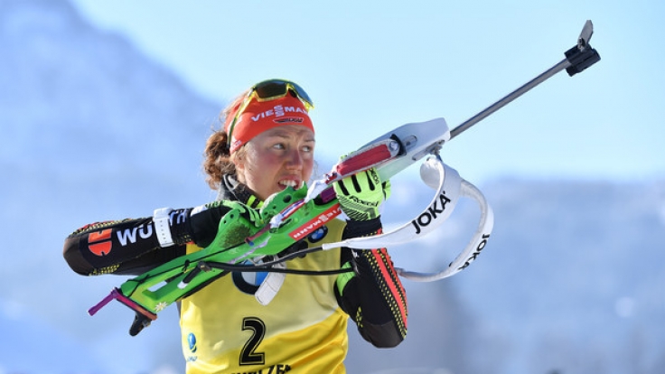 Laura Dahlmeier muss beim Biathlon in Ruhpolding verletzungsbedingt pausieren.