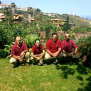 Das Gartenteam kümmert sich um 30.000 Quadratmeter blühende Beete.