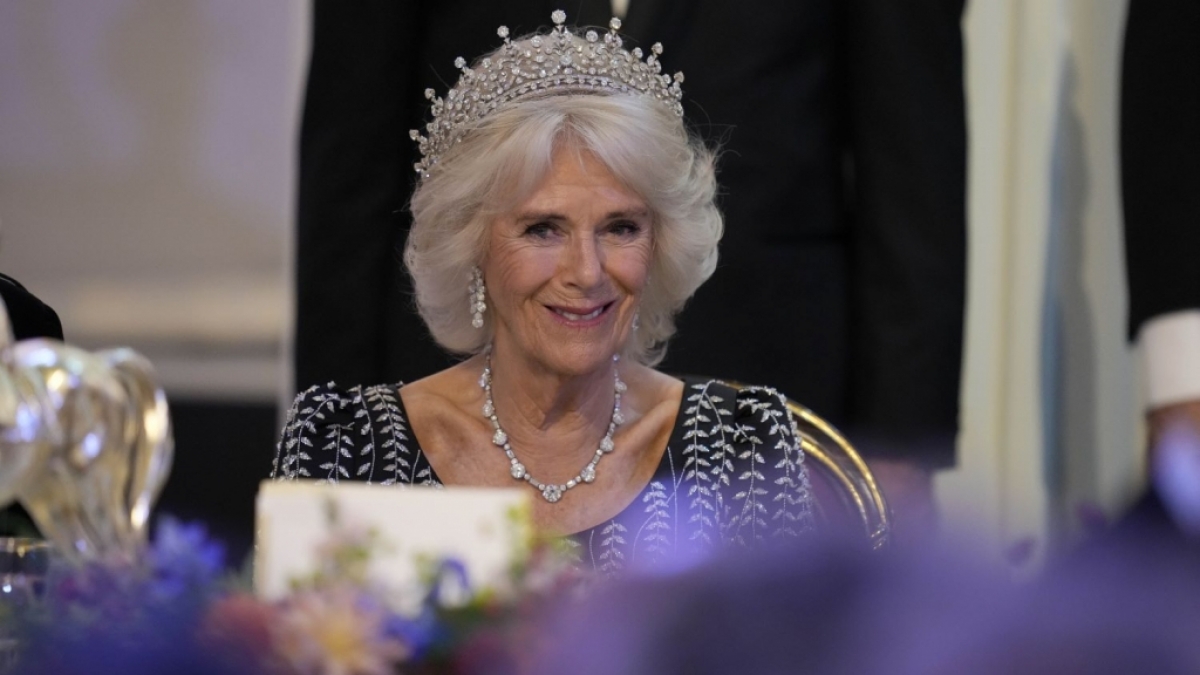 K&ouml;nigin Camilla hat mit K&ouml;nig Charles III. ihr Liebesgl&uuml;ck gefunden. (Foto)