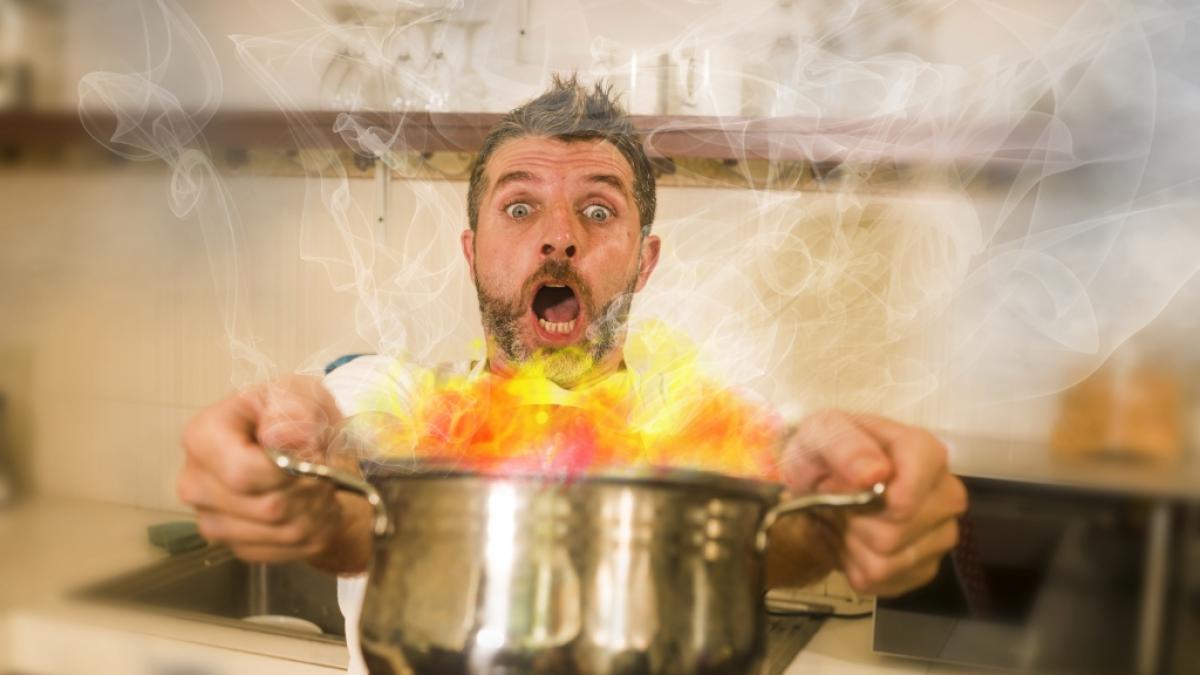 K&uuml;chenunf&auml;lle passieren jedem Mal! (Foto)