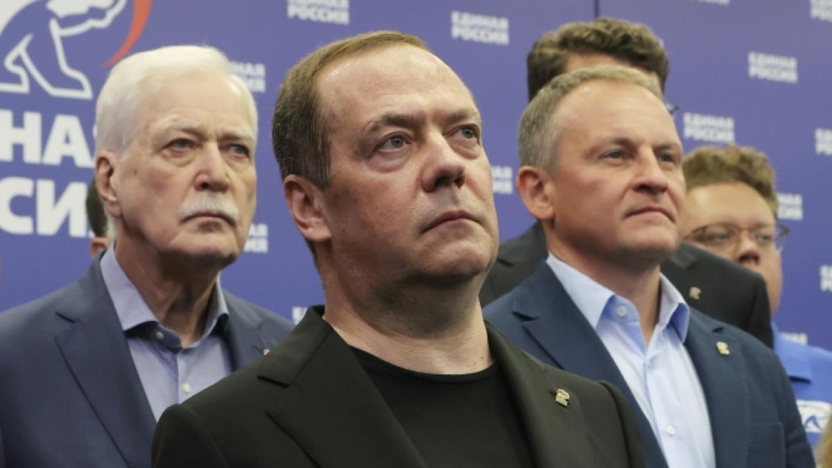 Dmitri Medwedew wettert seit Beginn des Ukraine-Krieges immer wieder gegen den Westen. (Foto)