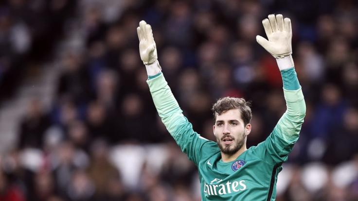 Torwart Kevin Trapp von Paris St. Germain steht angeblich vor einem Wechsel zu OGC Nizza.