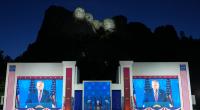 US-Präsident Donald Trump hält am Mount Rushmore National Memorial eine Rede.