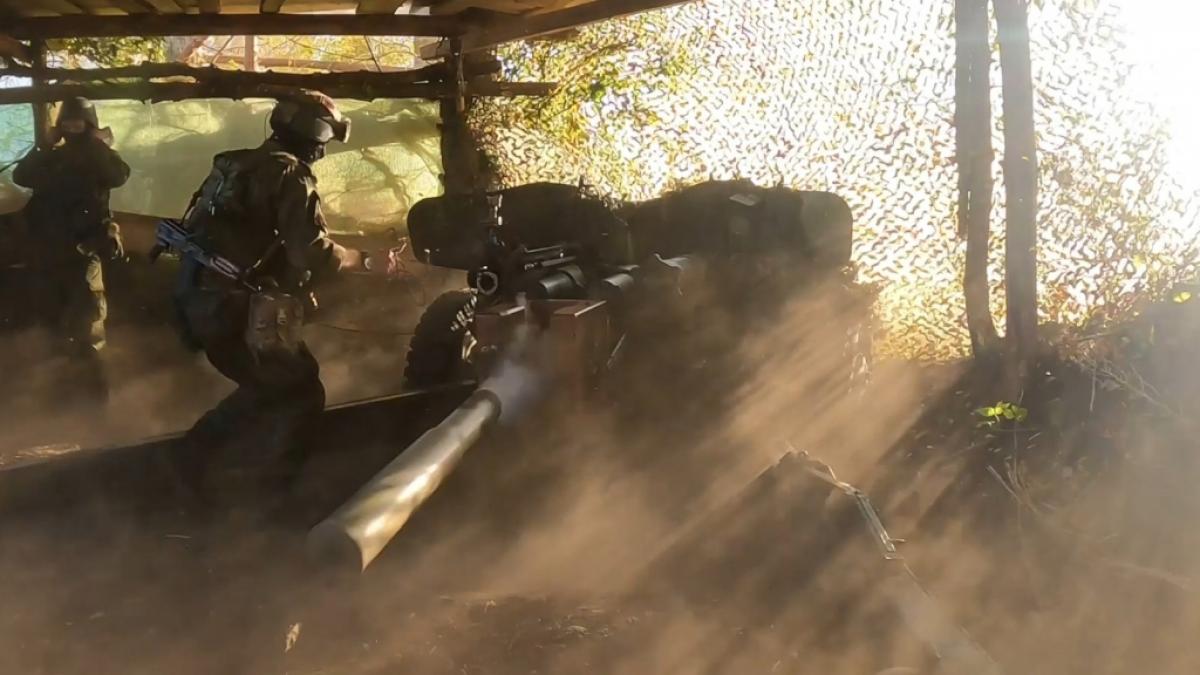 Russische Soldaten wehren sich in Kursk gegen die ukrainische Offensive. (Foto)
