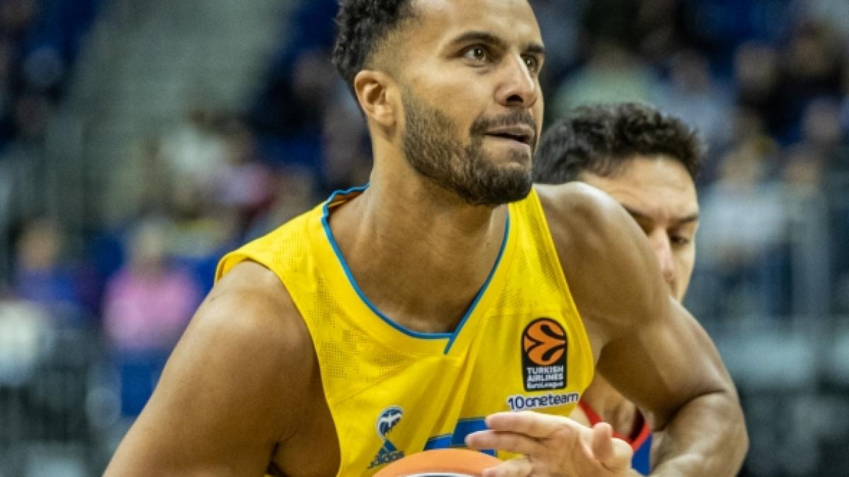 Johannes Thiemann von Alba Berlin in Aktion. (Foto)