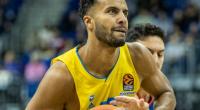 Johannes Thiemann von Alba Berlin in Aktion.