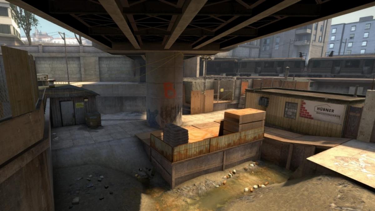 Kriegsszenario in Berlin: Die CS:GO-Map Overpass spielt in einem verlassenen Industriegel&auml;nde der deutschen Hauptstadt, das von Kan&auml;len, Br&uuml;cken und Tunneln durchzogen ist. (Foto)