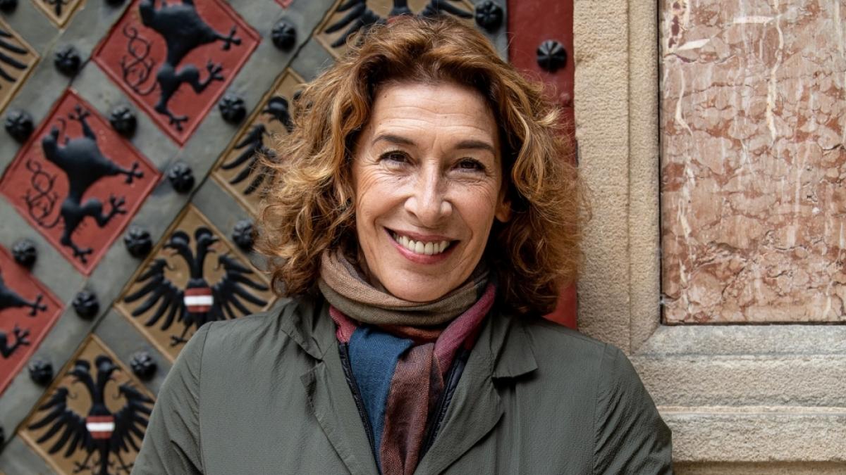 Adele Neuhauser beim ARD-Pressetermin am Set zum Fernsehfilm "Die drei K&ouml;nigskinder". (Foto)