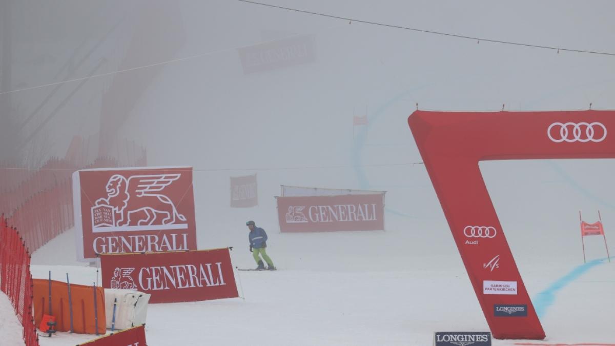 Die f&uuml;r Garmisch-Partenkirchen geplanten Ski-alpin-Wettk&auml;mpfe der Damen m&uuml;ssen aufgrund des Wetters abgesagt werden. (Foto)