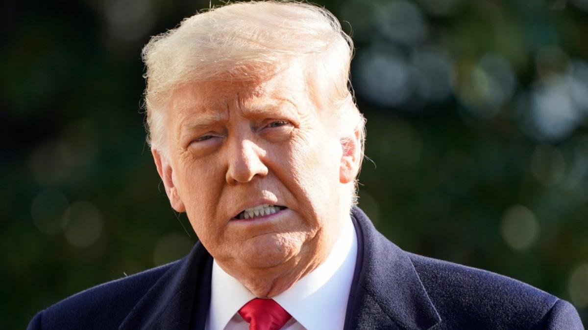 Donald Trump kann seine Attacken gegen Joe Biden nicht lassen. (Foto)