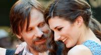 Viggo Mortensen und die britische Schauspielerin Daisy Bevan bei einer Filmpremiere.