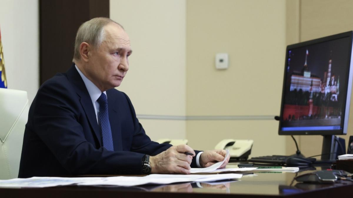 Wladimir Putin hat sich in einer Videonachricht direkt an Donald Trump gewandt. (Foto)