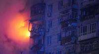 Russland sorgt mit nächtlichen Drohnenangriffen für Bilder der Zerstörung in der Ukraine (Aufnahme vom 30.11.). In der Nacht zu Samstag gab es eine weitere heftige Attacke.