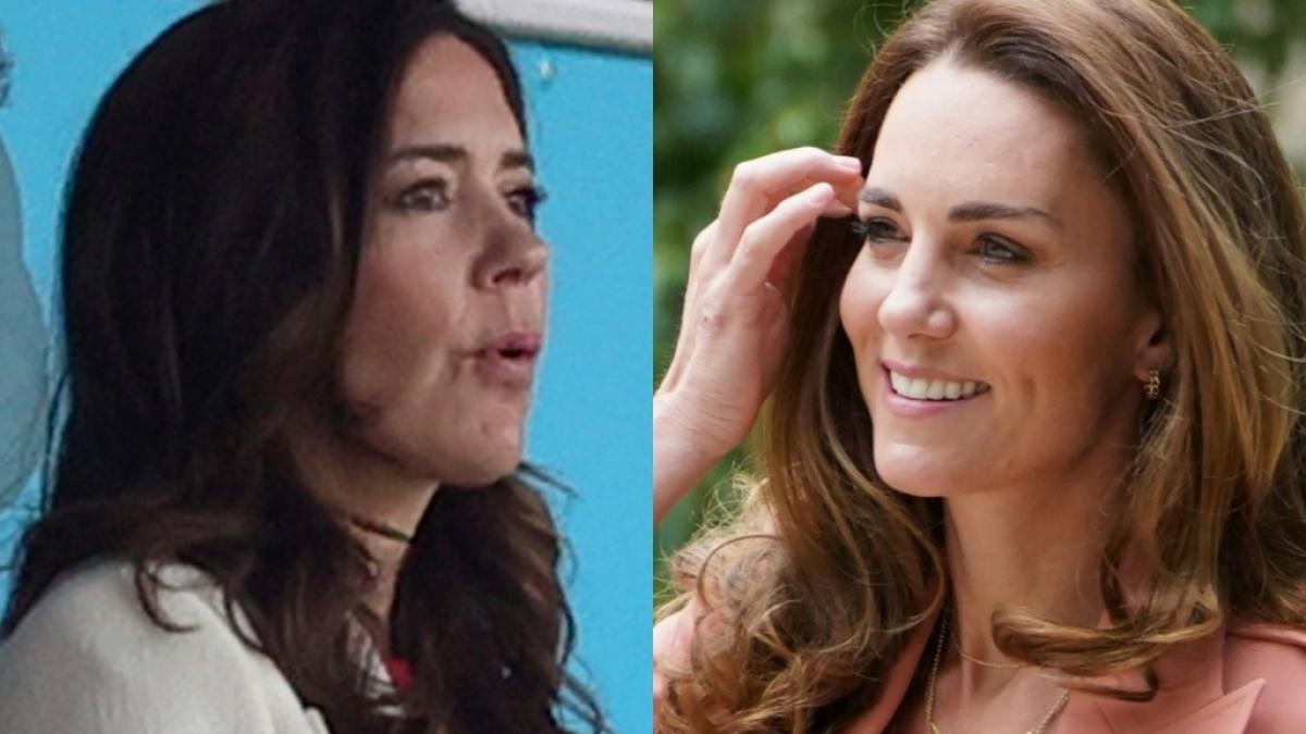 Royals im Fu&szlig;ballfieber: Kronprinzessin Mary von D&auml;nemark und Herzogin Kate dr&uuml;cken den Teams im EM-Halbfinale die Daumen - doch nur eine von ihnen darf im Stadion mitjubeln. (Foto)