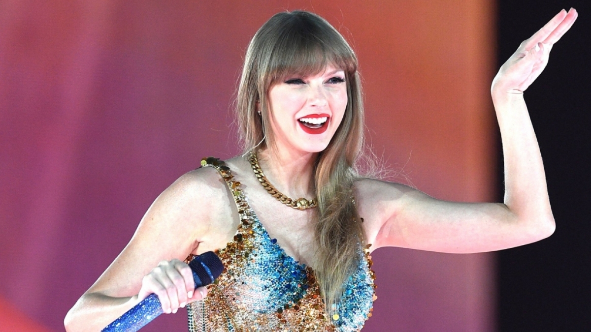 S&auml;ngerin Taylor Swift w&auml;hrend ihrer "Eras Tour". (Foto)