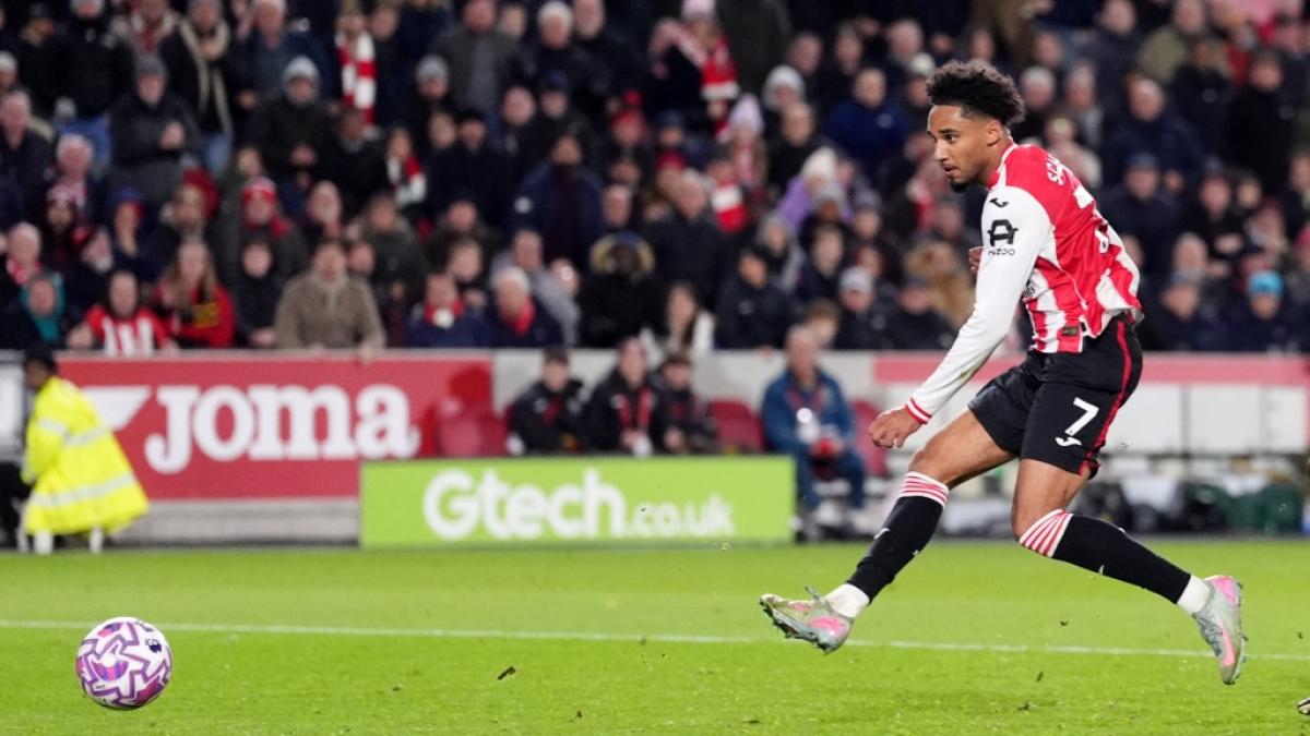Kevin Schade spielt in England f&uuml;r den FC Brentford und in der deutschen Nationalelf. (Foto)