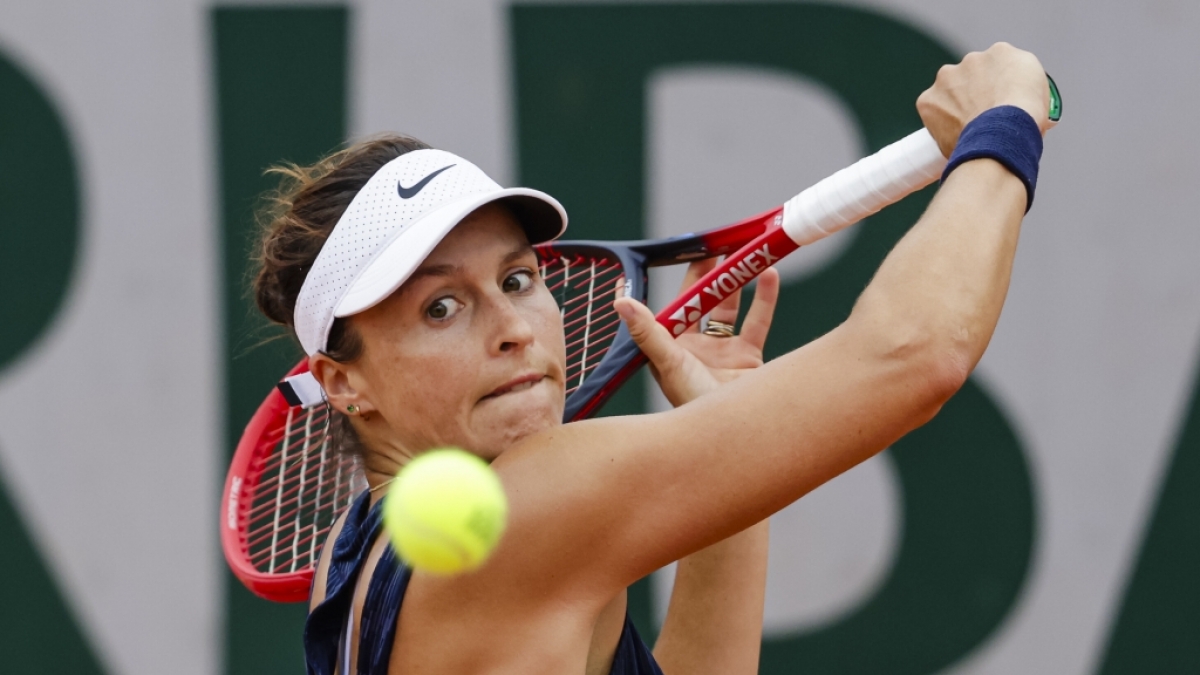 Tatjana Maria schl&auml;gt zu, am 26.05.2024.(Symbolbild) (Foto)