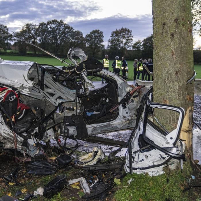 Wagen an Baum zerschellt! 2 kleine Kinder kamen ums Leben