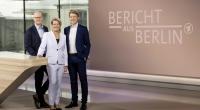 Matthias Deiß, Anna Engelke und Markus Preiß (v.l.n.r.) moderieren im Wechsel die ARD-Sommerinterviews von 