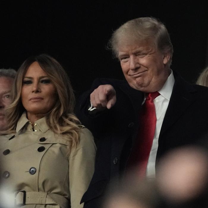 Sie stiehlt ihm die Show! Da kann Donald Trump nur noch zuschauen