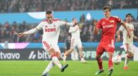 Sebastian Sebulonsen (1. FC Köln) erzielt das Tor zum 5:0 gegen Union Berlin.