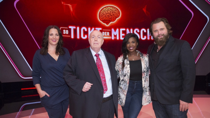 Paula Lambert, Rainer Calmund, Motsi Mabuse und Antoine Monot jr. wollen bei Sat.1 herausfinden, wie wir funktionieren.