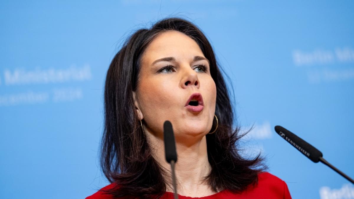 Annalena Baerbock warnt Assads Folterknechte vor Flucht nach Deutschland. (Foto)