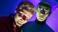 Der Fernsehjournalist und Synchronsprecher Benjamin Stöwe steht am 06.09.2016 in seinem privaten Star-Trek-Museum 