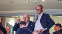 Friedrich Merz beim Auftaktspiel der deutschen Basketballerinnen.