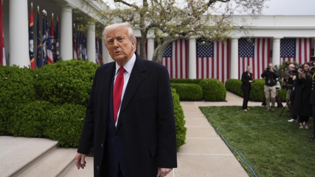 Die Ank&uuml;ndigung neuer Z&ouml;lle im Rosengarten sorgten weltweit f&uuml;r Unverst&auml;ndnis. Die Erkl&auml;rung Donald Trumps allerdings noch mehr. (Foto)