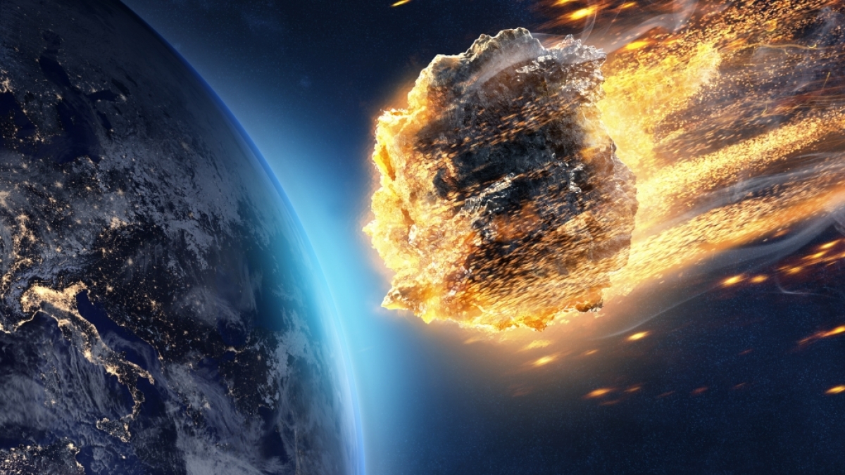 Wieder einmal knallt ein Asteroid in Richtung Erde. (Foto)